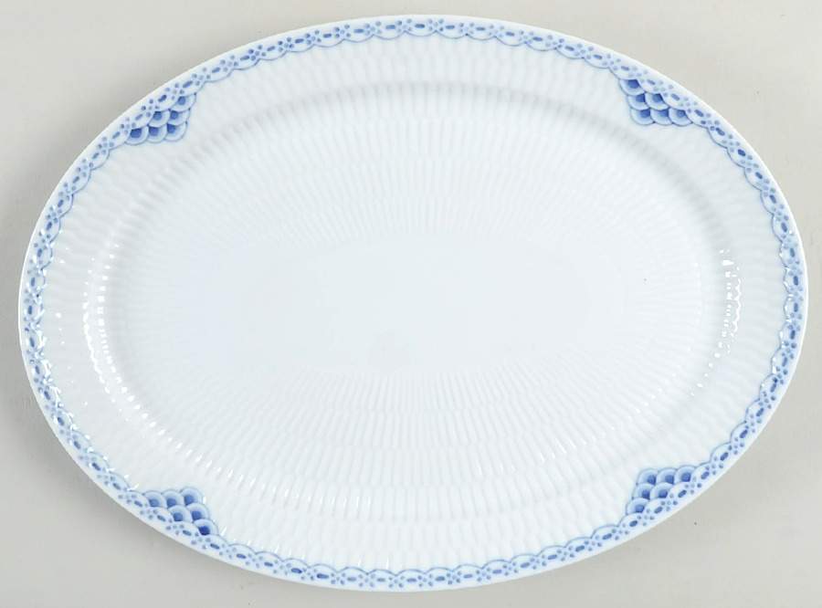 Princess Blue 11" Oval Steak Platter by Royal Copenhagen-1