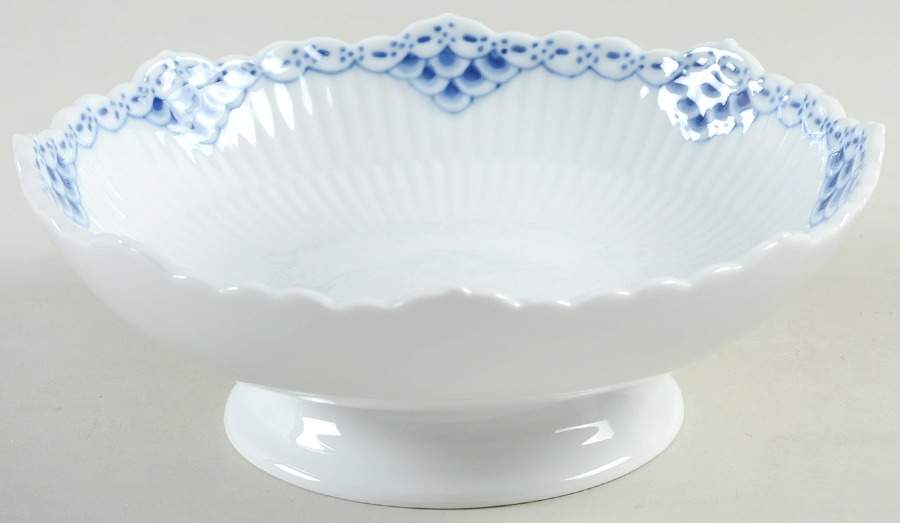 Princess Blue Low Footed Cake Plate by Royal Copenhagen-1