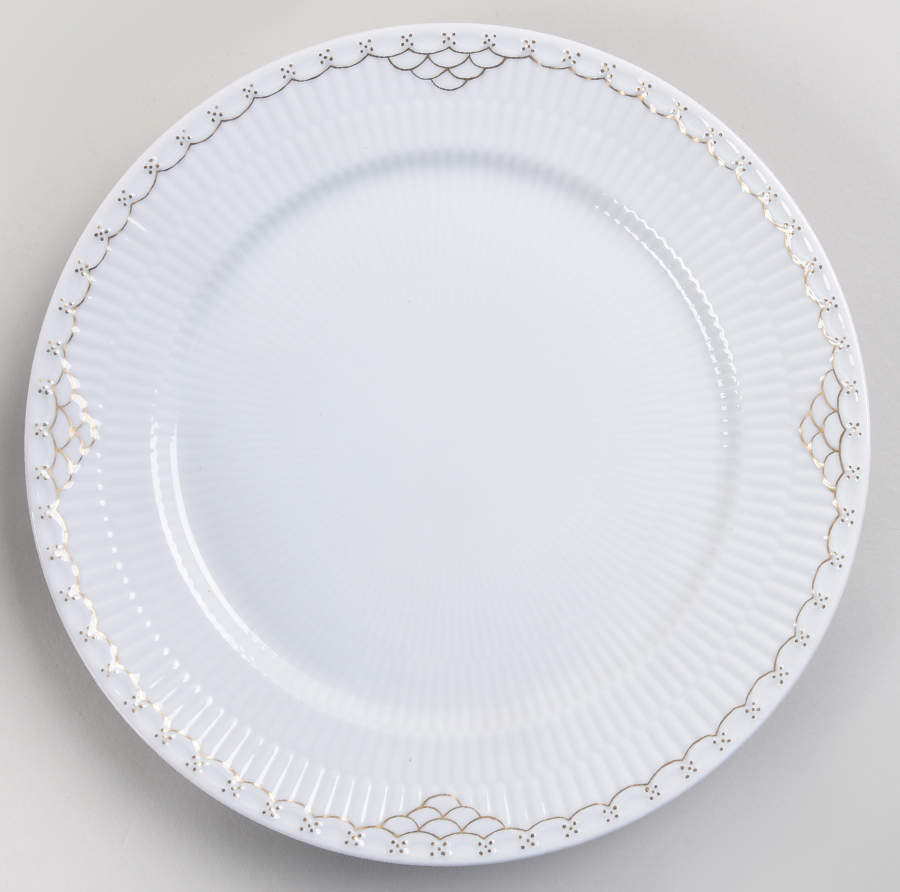 Princess Gold Large Dinner Plate by Royal Copenhagen-1