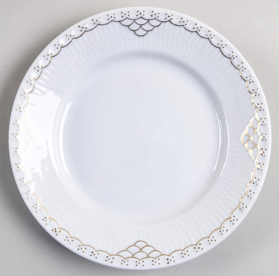 Princess Gold Bread & Butter Plate by Royal Copenhagen-1