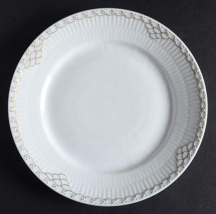 Princess Gold Salad/Dessert Plate by Royal Copenhagen-1