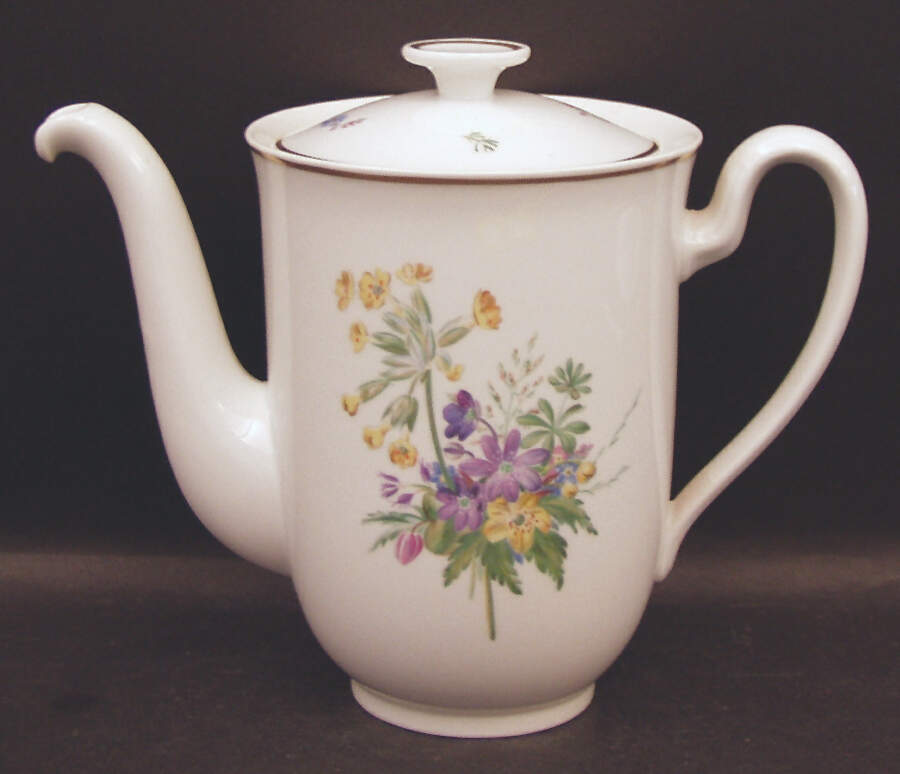 Primavera Coffee Pot & Lid by Royal Copenhagen-1