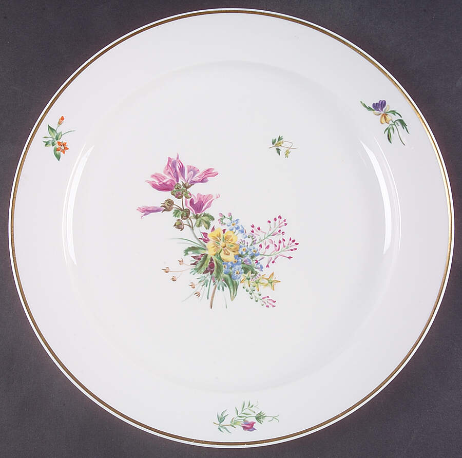 Primavera 13" Chop Plate (Round Platter) by Royal Copenhagen-1