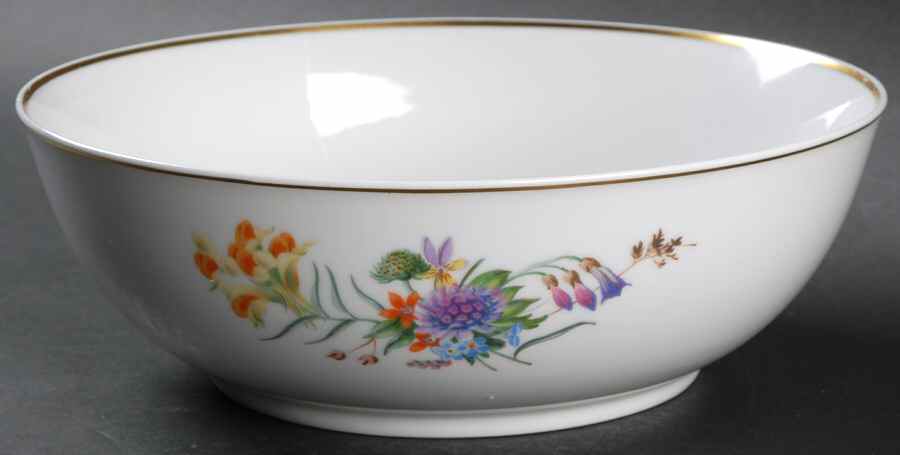 Primavera 8" Round Vegetable Bowl by Royal Copenhagen-1