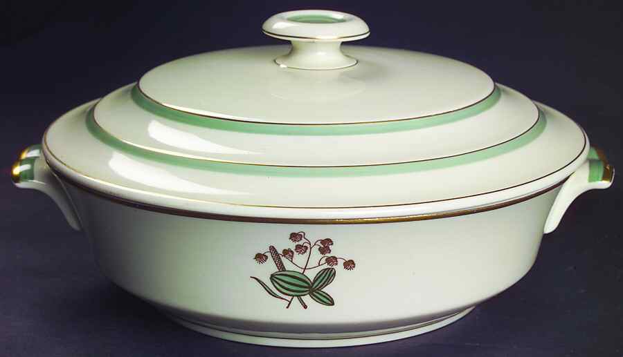 Quaking Grass Round Covered Vegetable by Royal Copenhagen-1