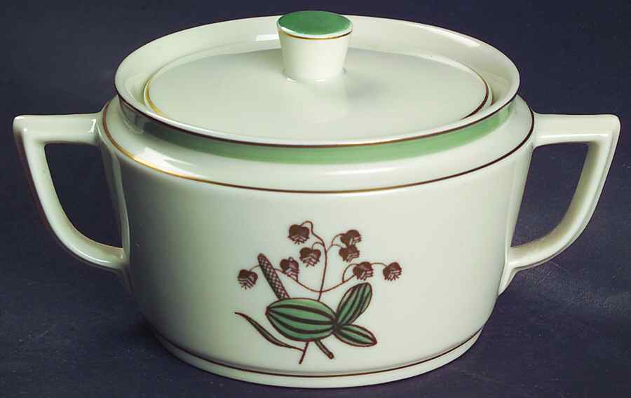 Quaking Grass Mini Sugar Bowl & Lid by Royal Copenhagen-1