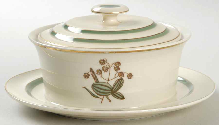 Quaking Grass Butter Tub & Lid by Royal Copenhagen-1