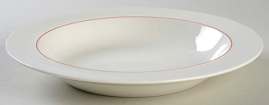 Red Line Large Rim Soup Bowl by Royal Copenhagen-1