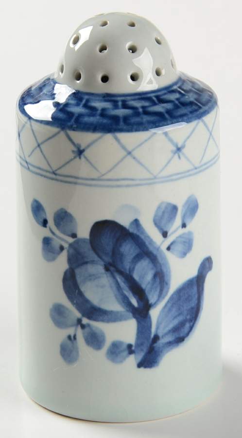 Tranquebar Blue (Rim, Wide Lattice Band) Pepper Shaker by Royal Copenhagen-1
