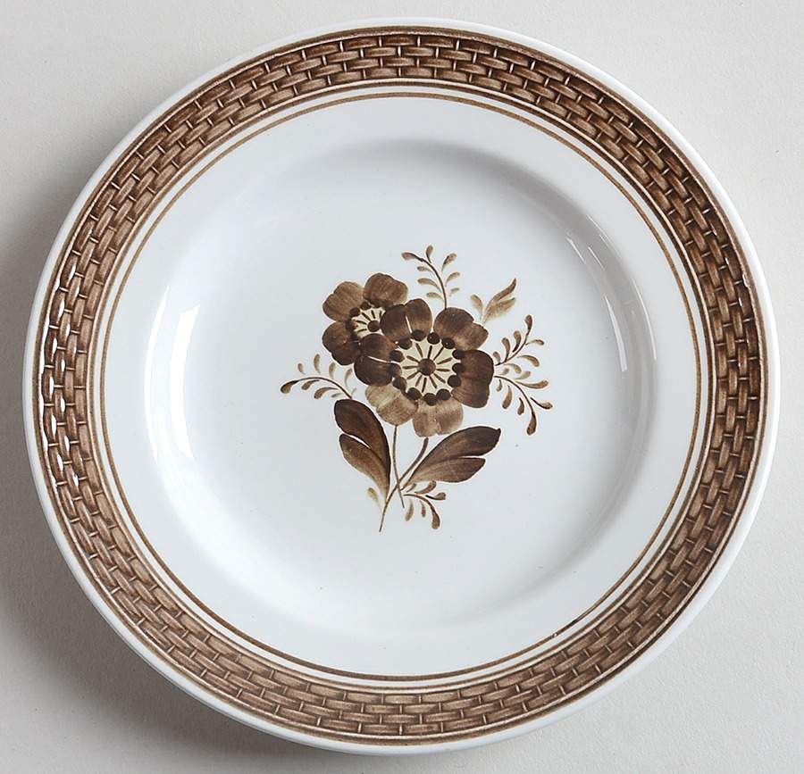 Tranquebar Brown Bread & Butter Plate by Royal Copenhagen-1