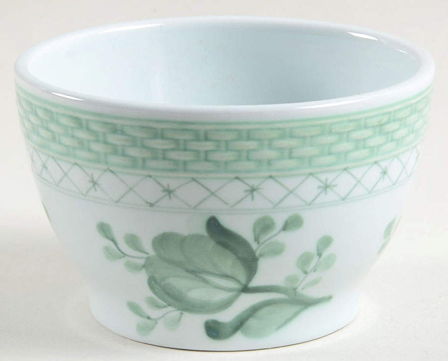 Tranquebar Green Open Sugar Bowl by Royal Copenhagen-1