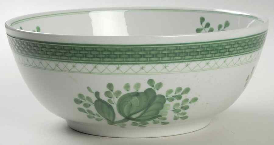 Tranquebar Green 8" Round Vegetable Bowl by Royal Copenhagen-1