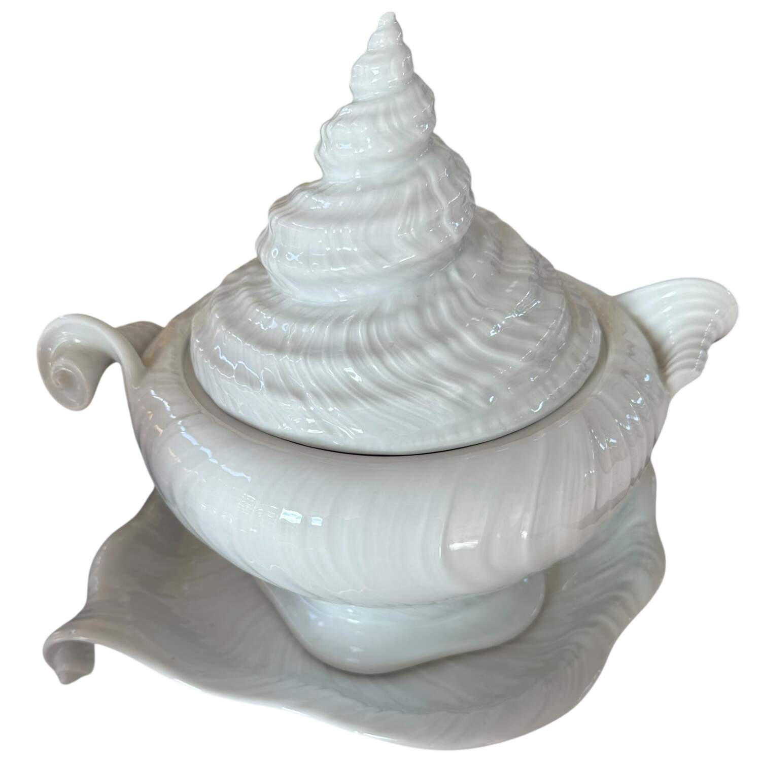 Triton Tureen & Lid w/Underplate by Royal Copenhagen-1