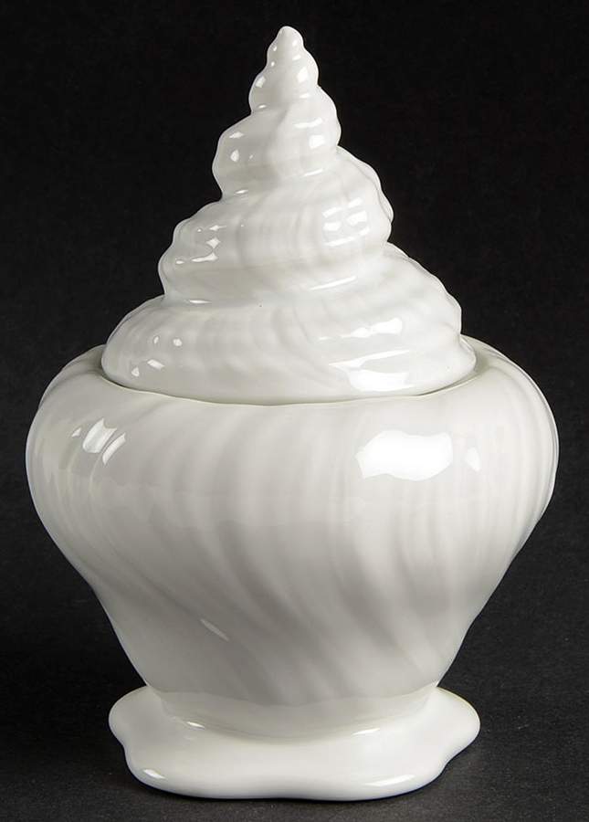 Triton Sugar Bowl & Lid by Royal Copenhagen-1