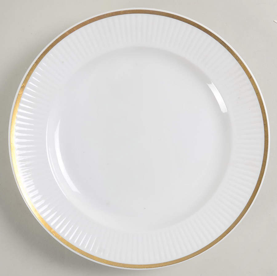 Tunna (Ribbed) Salad Plate by Royal Copenhagen-1