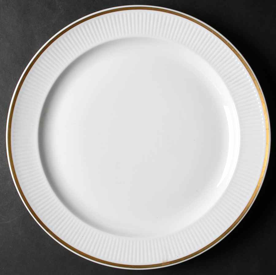 Tunna (Ribbed) 13" Chop Plate (Round Platter) by Royal Copenhagen-1