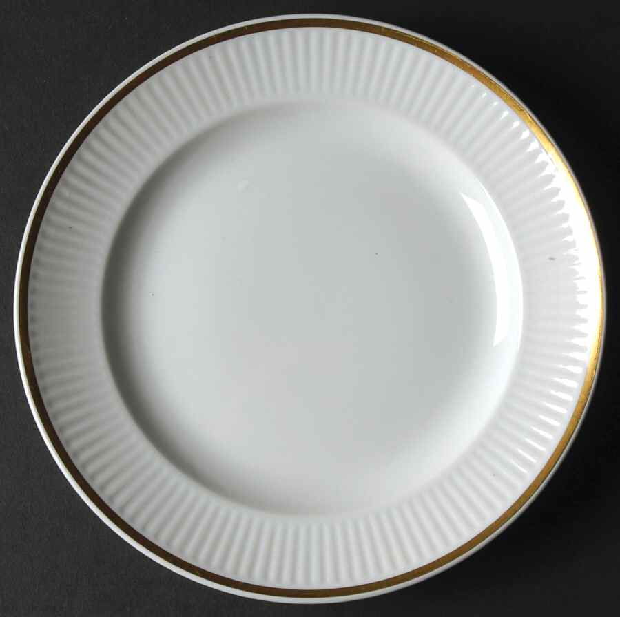 Tunna (Ribbed) Salad Plate by Royal Copenhagen-1