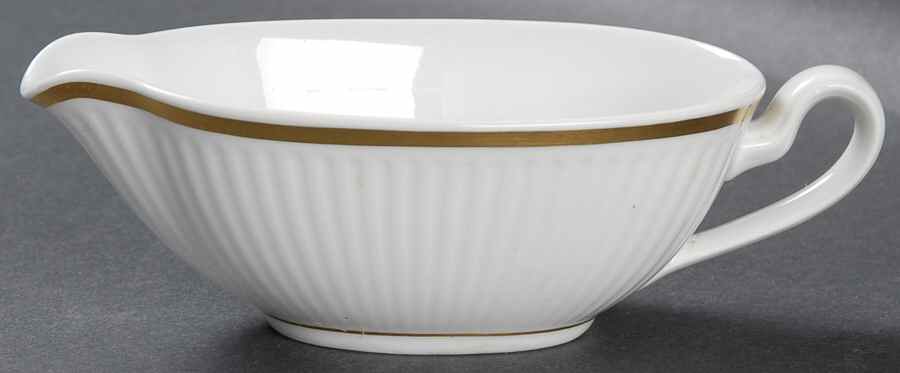 Tunna (Ribbed) Individual Gravy Boat by Royal Copenhagen-1
