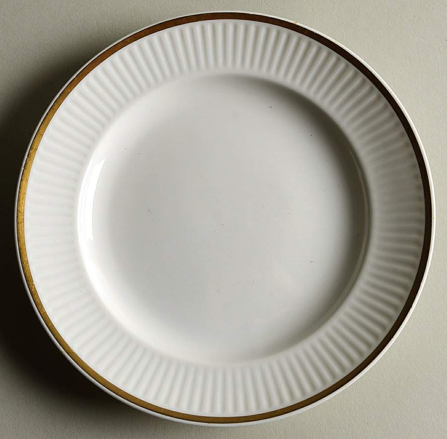 Tunna (Ribbed) Bread & Butter Plate by Royal Copenhagen-1