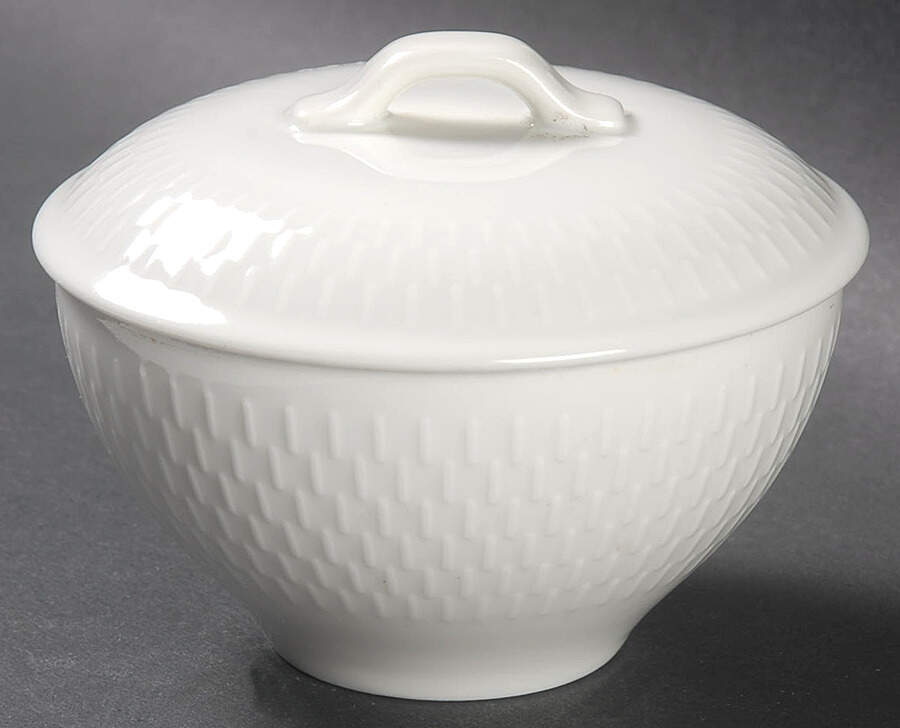 Wheat Sugar Bowl & Lid by Royal Copenhagen-1
