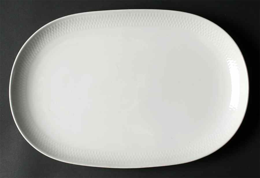 Wheat 13" Oval Serving Platter by Royal Copenhagen-1