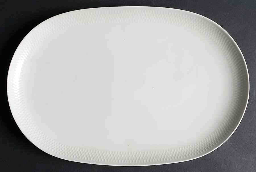 Wheat 14" Oval Serving Platter by Royal Copenhagen-1