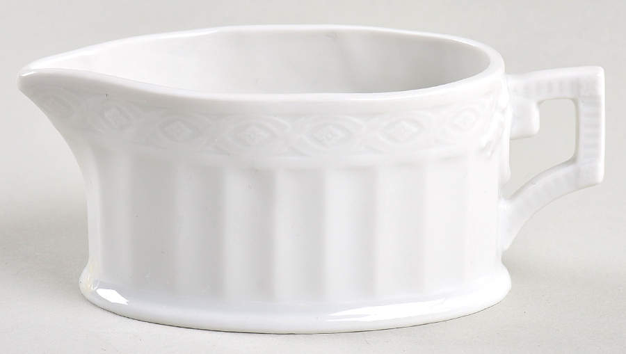 White Fan Mini Creamer by Royal Copenhagen-1