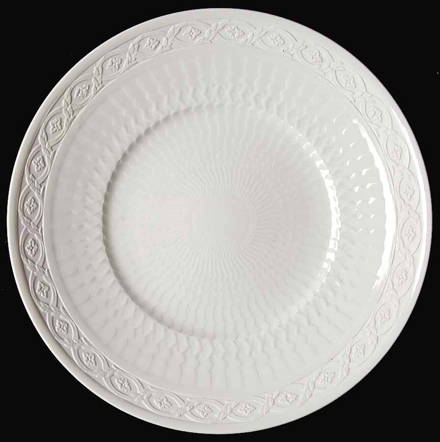 White Fan Salad Plate by Royal Copenhagen-1