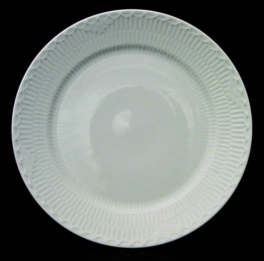 White Half Lace Large Dinner Plate by Royal Copenhagen-1