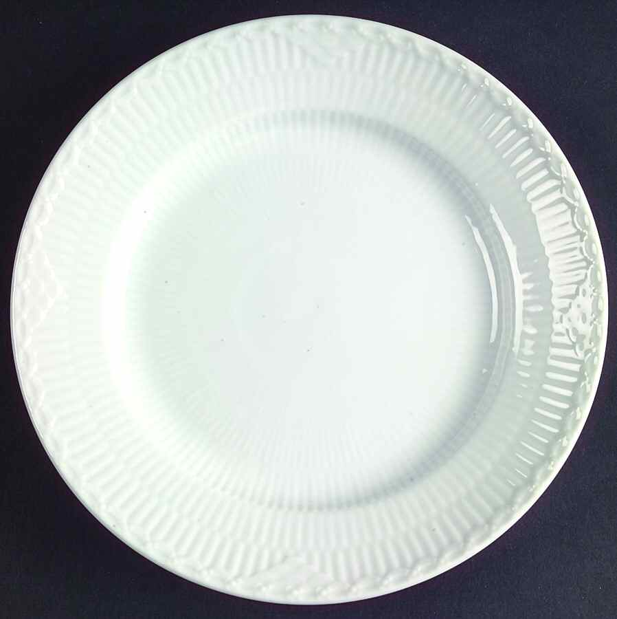 White Half Lace Salad Plate by Royal Copenhagen-1