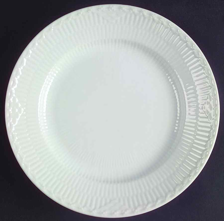 White Half Lace Salad Plate by Royal Copenhagen-1