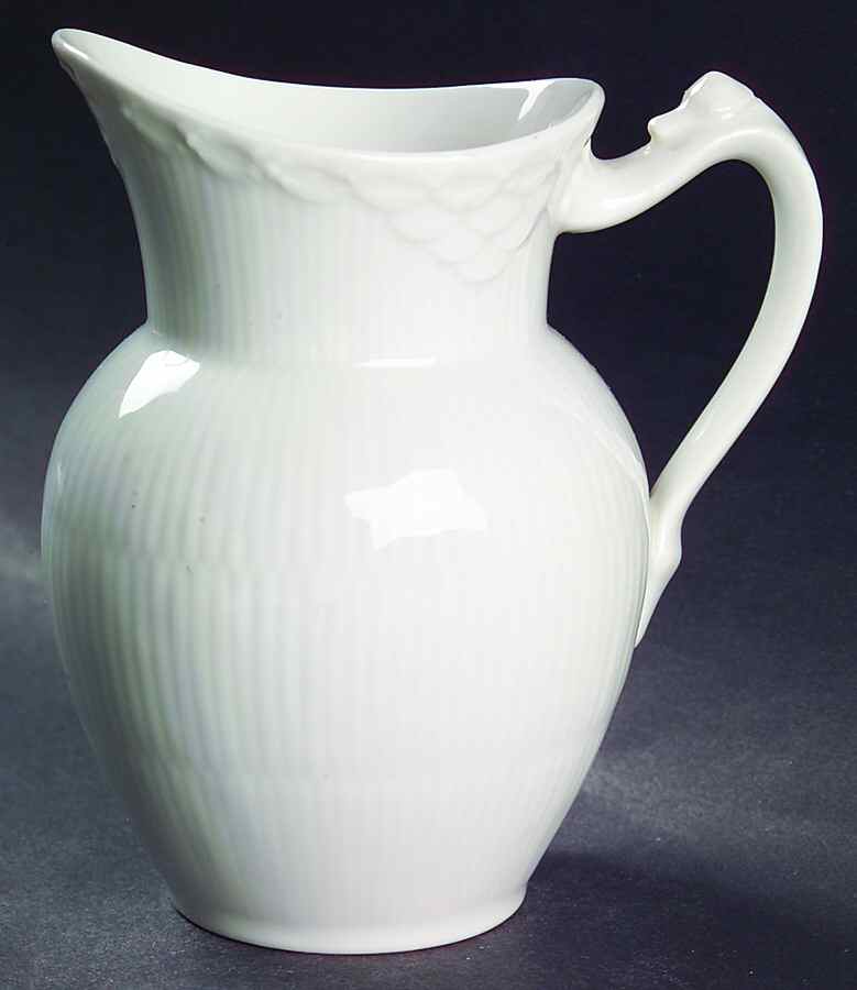 White Half Lace Creamer by Royal Copenhagen-1