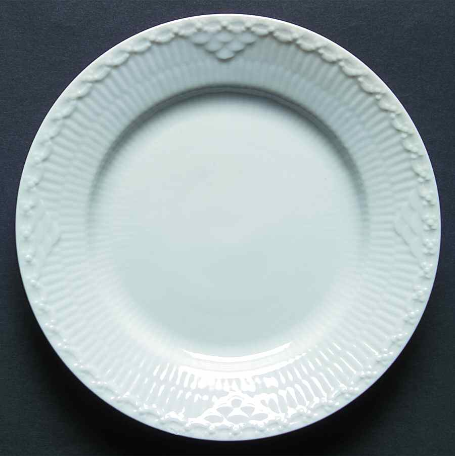 White Half Lace Bread & Butter Plate by Royal Copenhagen-1