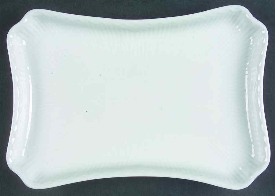 White Half Lace Tray for Creamer & Sugar with Lid by Royal Copenhagen-1