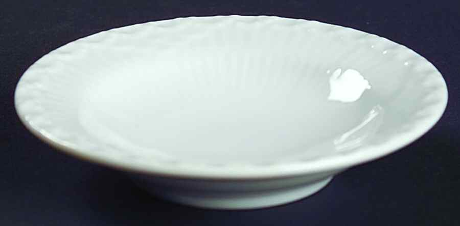 White Half Lace Individual Butter Dish by Royal Copenhagen-1