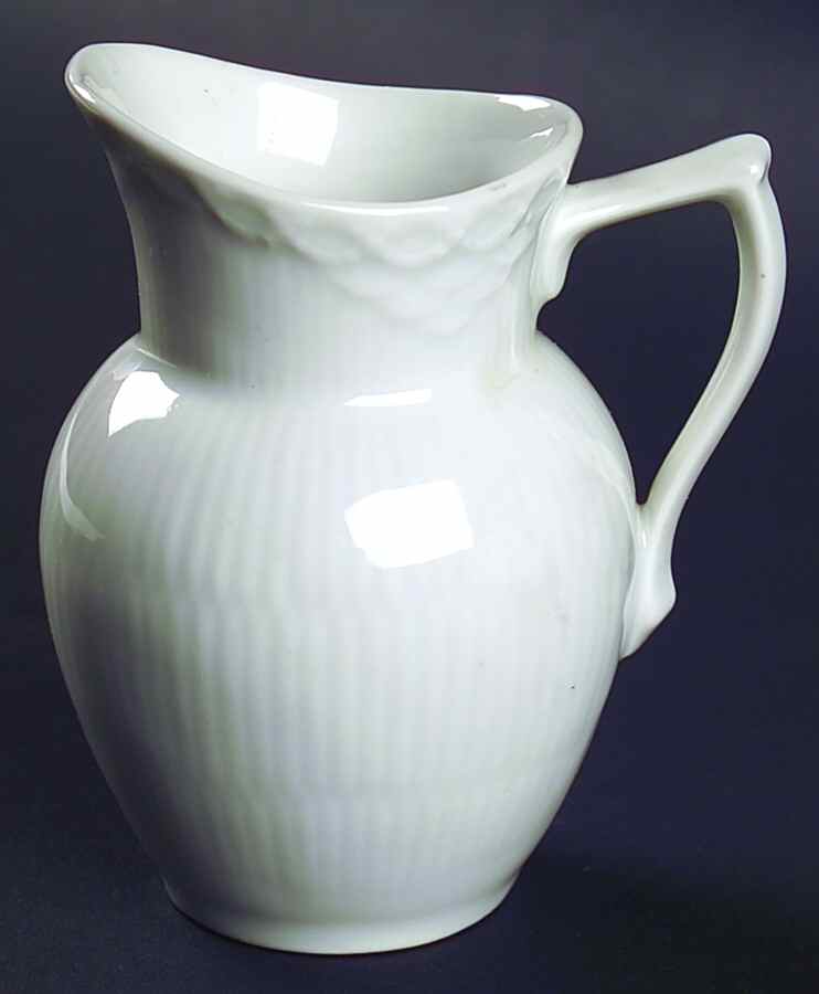 White Half Lace Creamer by Royal Copenhagen-1