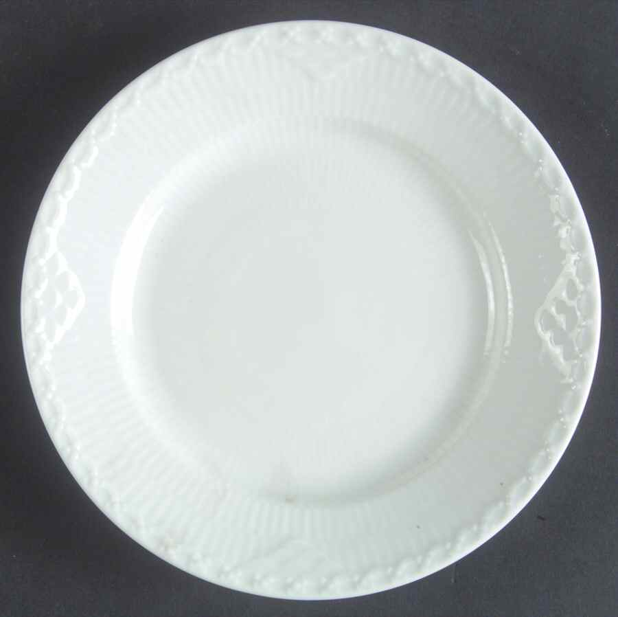 White Half Lace Bread & Butter Plate by Royal Copenhagen-1