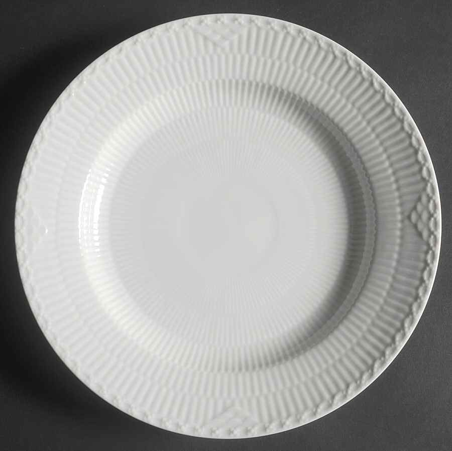 White Half Lace Dinner Plate by Royal Copenhagen-1