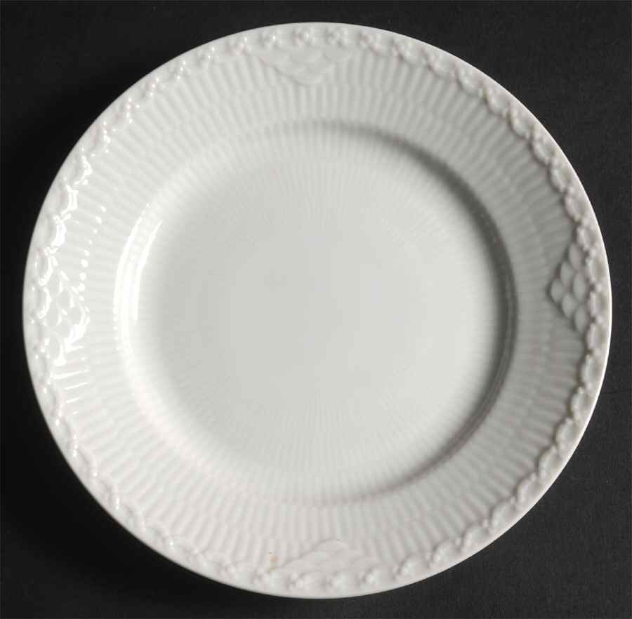 White Half Lace Bread & Butter Plate by Royal Copenhagen-1