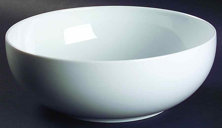 Whitepot 8" Salad Serving Bowl by Royal Copenhagen-1