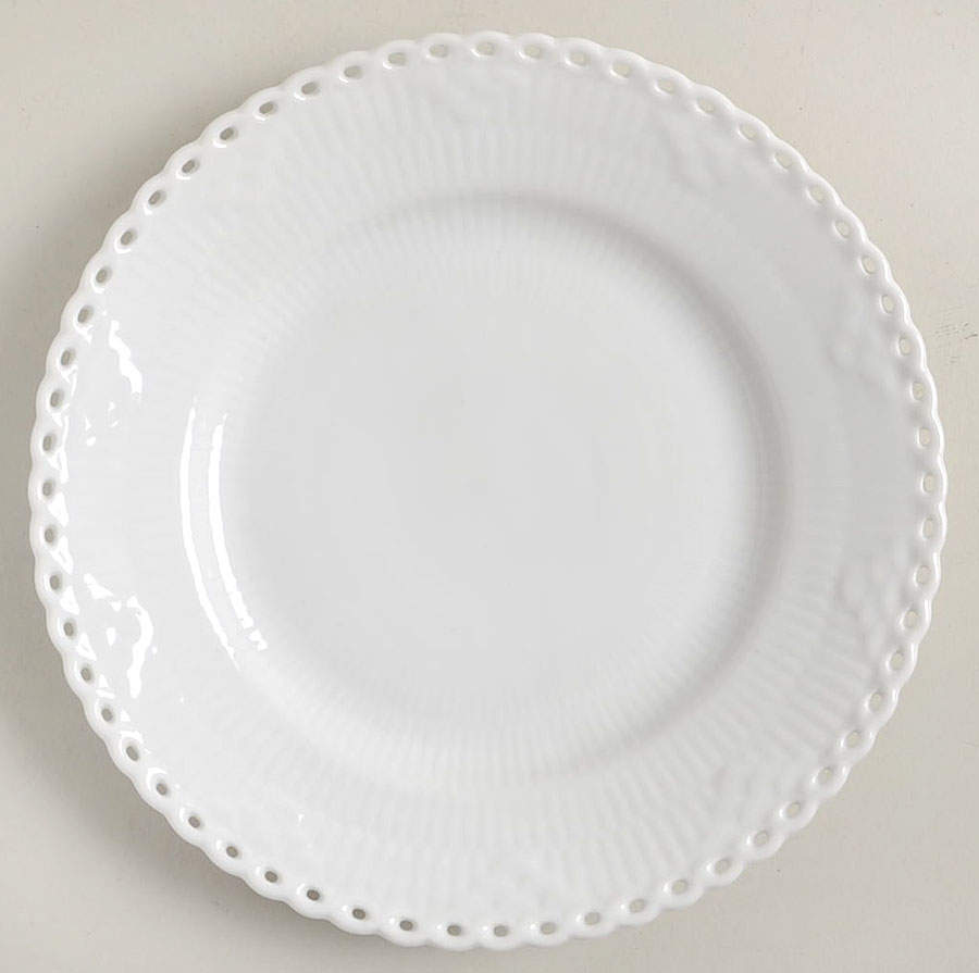 White Full Lace Bread & Butter Plate by Royal Copenhagen-1