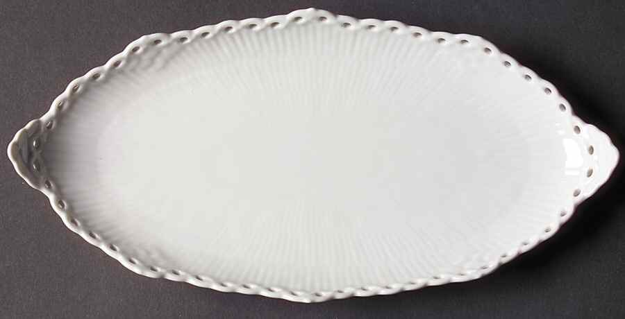 White Full Lace Asparagus Server/Tray by Royal Copenhagen-1