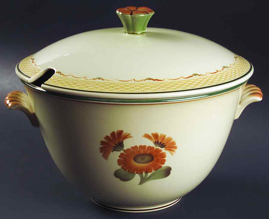 Zinnia Tureen &  Lid by Royal Copenhagen-1