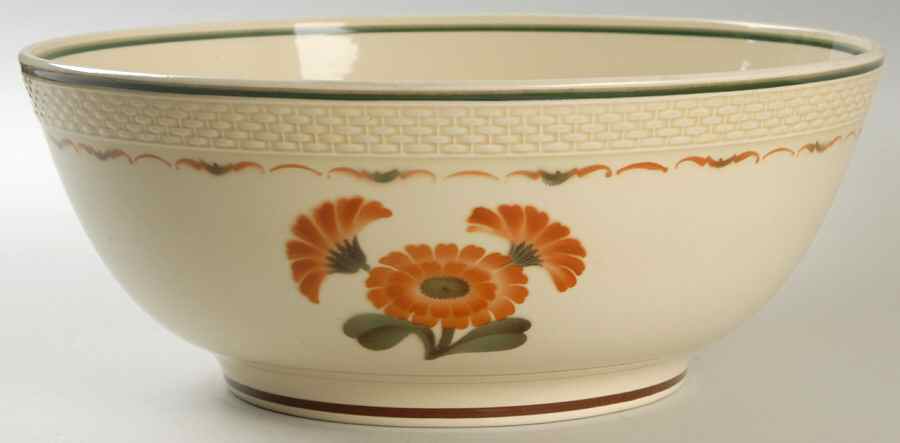 Zinnia 10" Large Salad Serving Bowl by Royal Copenhagen-1