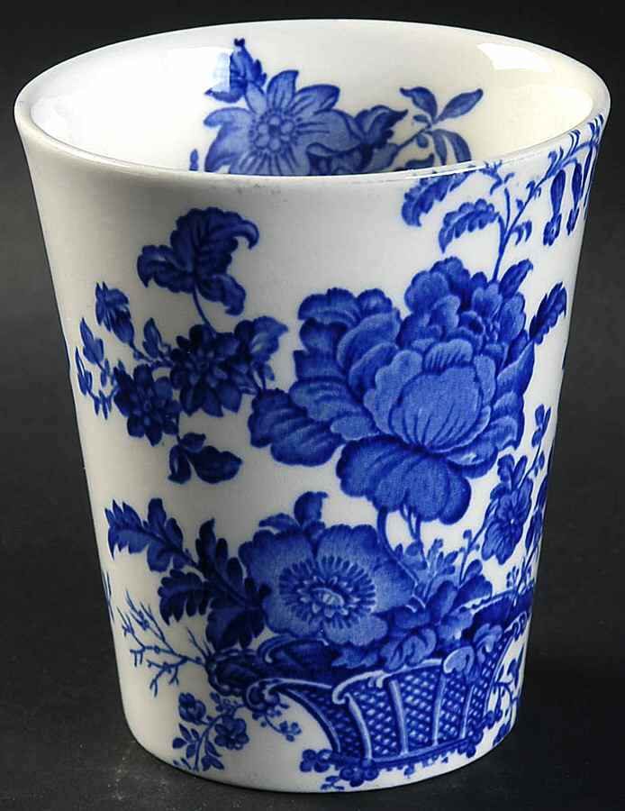Charlotte Blue On White 8 Oz Tumbler by Royal Crownford-1