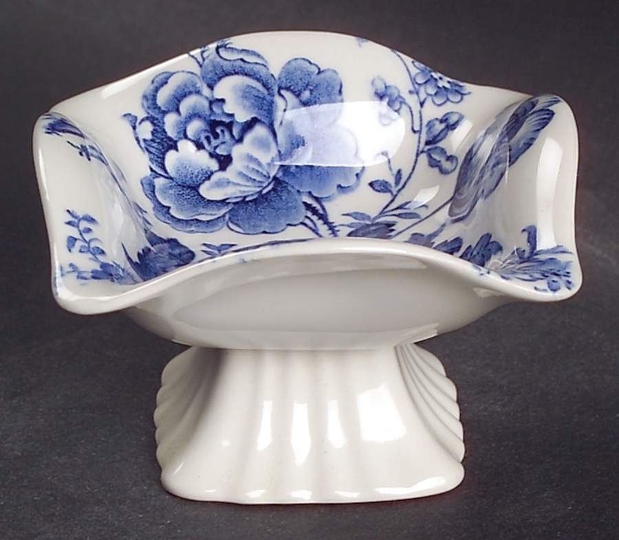 Charlotte Blue On White Master Salt Dip by Royal Crownford-1