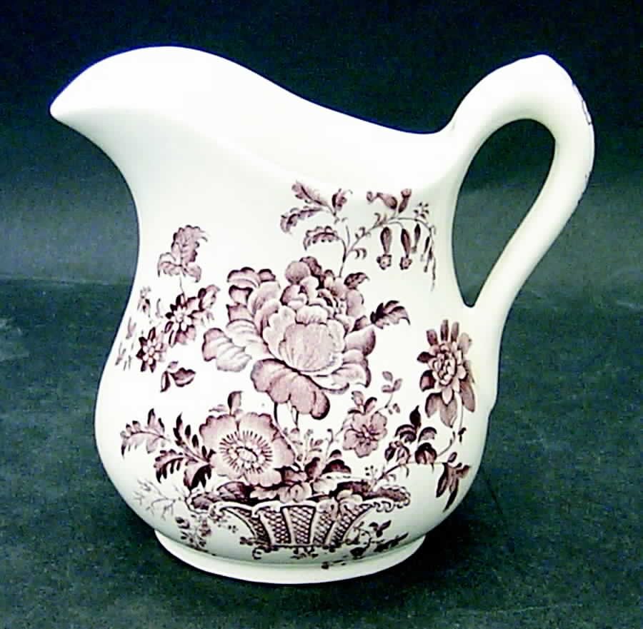 Charlotte Brown On White Creamer by Royal Crownford-1