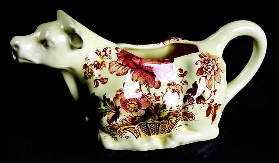 Charlotte Brown Multicolor Cow Creamer by Royal Crownford-1