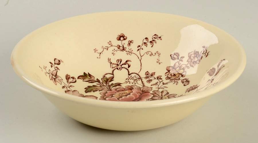 Charlotte Brown Multicolor Coupe Cereal Bowl by Royal Crownford-1