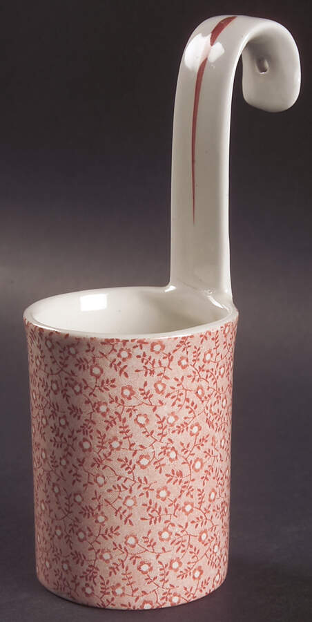 Country Chintz Pink 6" Wall Pocket Vase by Royal Crownford-1